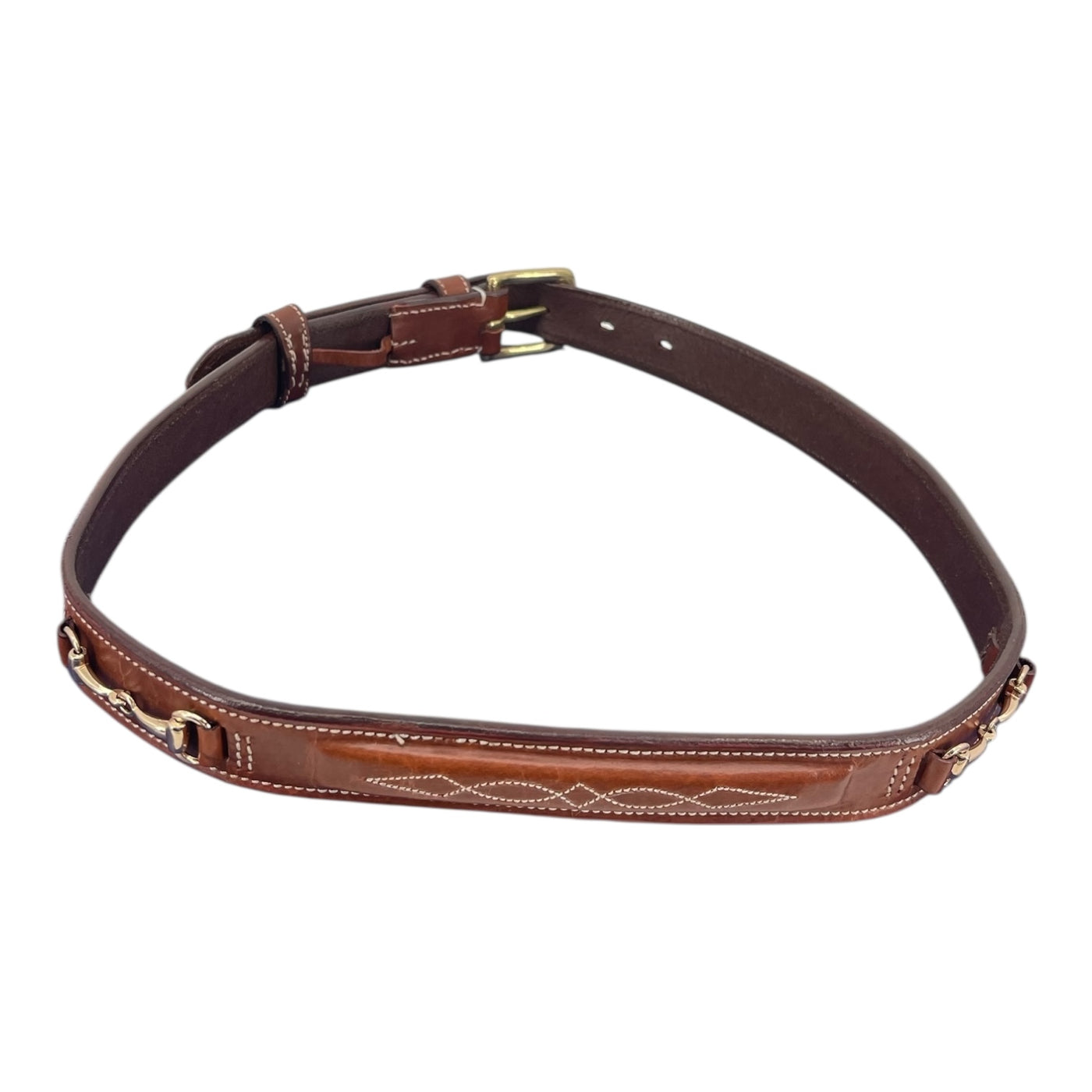 Women's Full Grain Leather Belt w/ Horse Bits