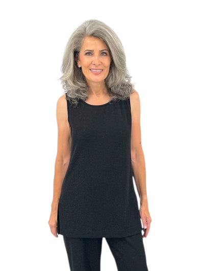 Fantasia Tank Tunic in Black