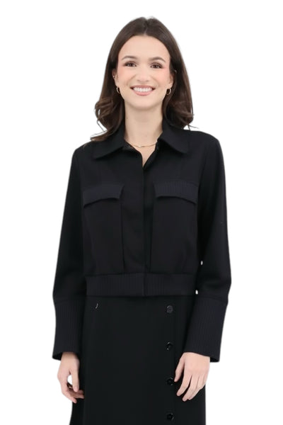 Cropped Cardigan in Black