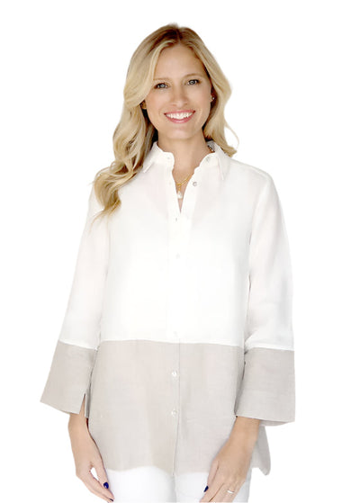 Classic Button Down White/Natural