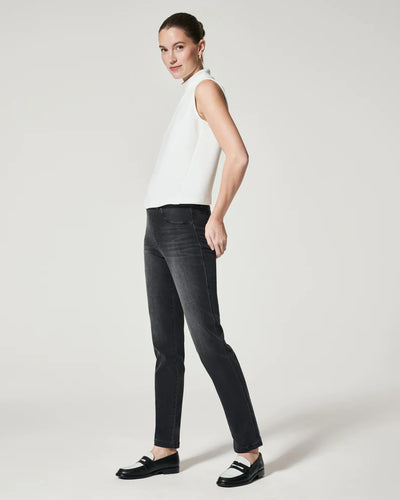 Ankle Straight Leg Jeans - Vintage Black