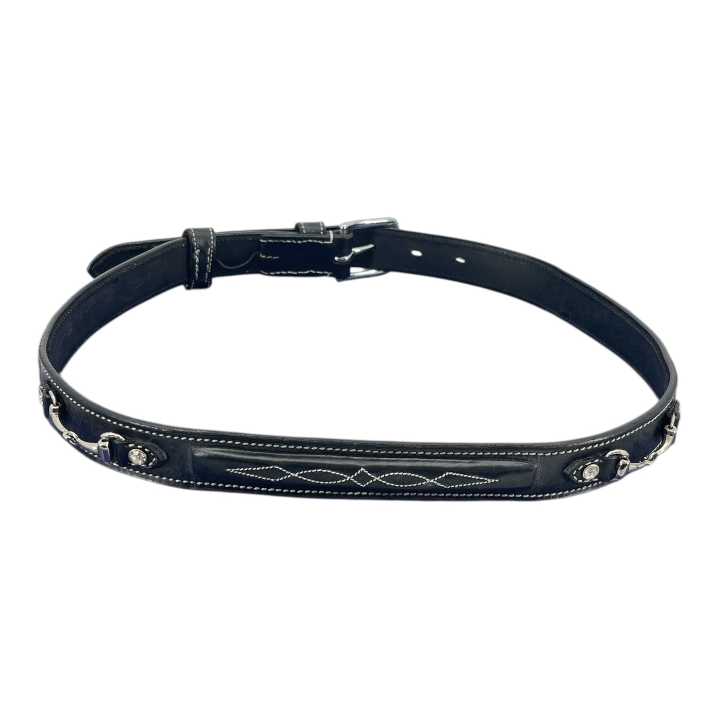 Women's Full Grain Leather Belt w/ Horse Bits