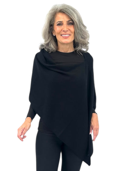 Cashmere Topper in Black