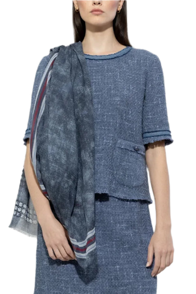 Vintage Scarf in Blue