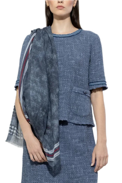 Vintage Scarf in Blue