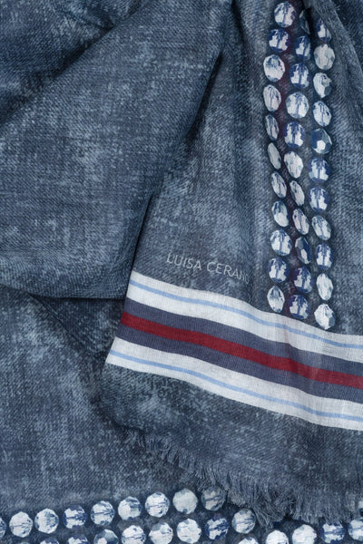 Vintage Scarf in Blue