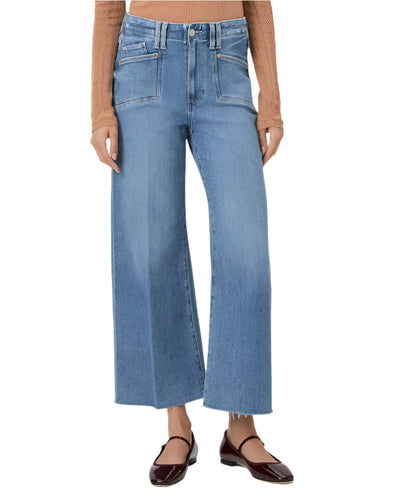 Anessa Wide Leg Jean in Sunnie Distressed