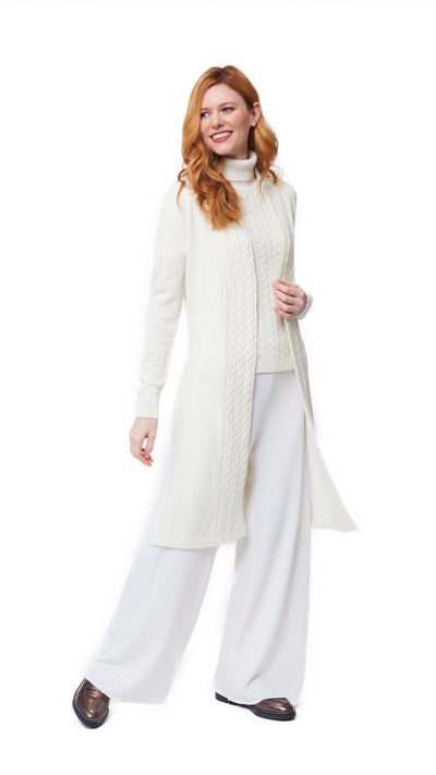 Leana Coat in Winter White