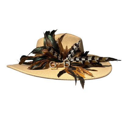 Camel Felt Fedora