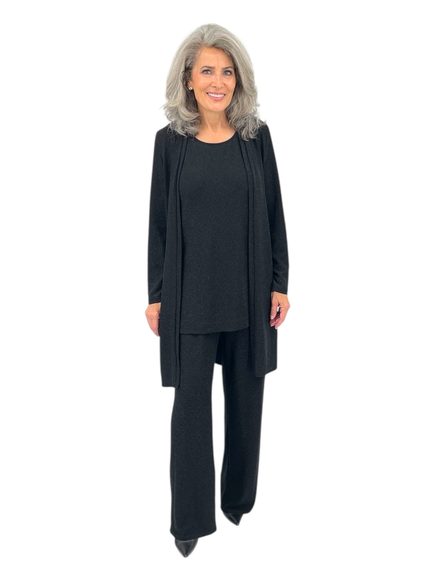 Fantasia Elastic Waist Pant in Black