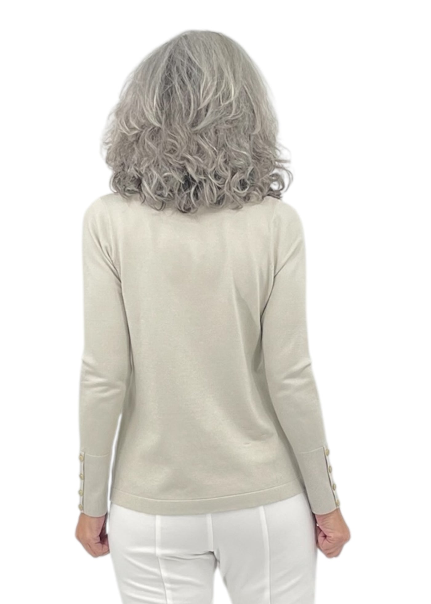 Lurex Jewel Top in Gold