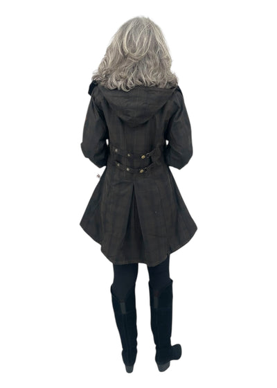 Louise Wax Raincoat in Deluxe Check