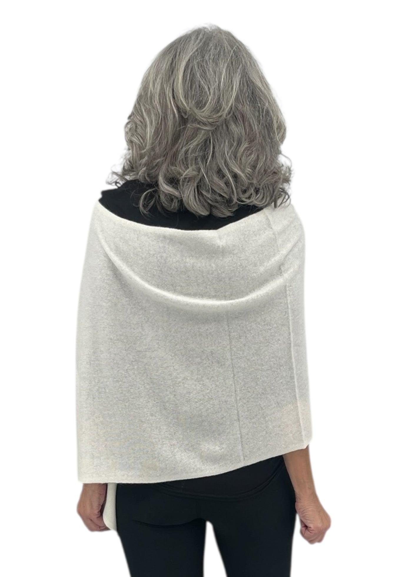 Cashmere Topper in Whisper White
