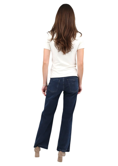 Maine Wide Leg Paint in Used Dark Blue