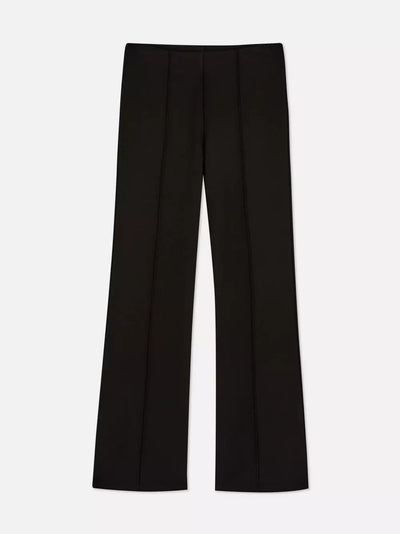 Flare Leg Ponte Pant in Black