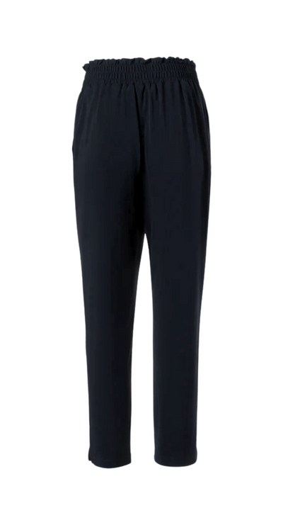 Jogger with Paper Bag Waistband in Black