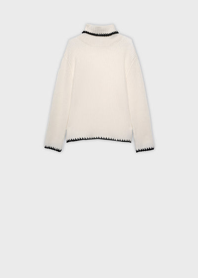 Oversized Hand Embroidered Sweater