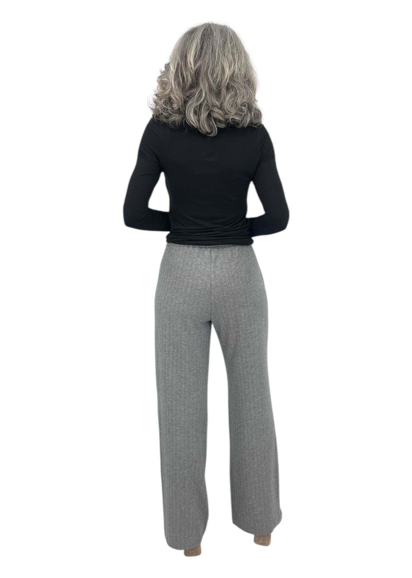 Maine Wide Leg Paint in Smoke Grey