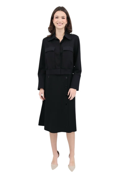 Cropped Cardigan in Black