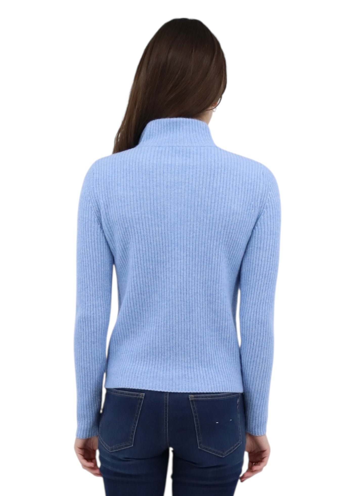 Full Zip Cardigan in Sky