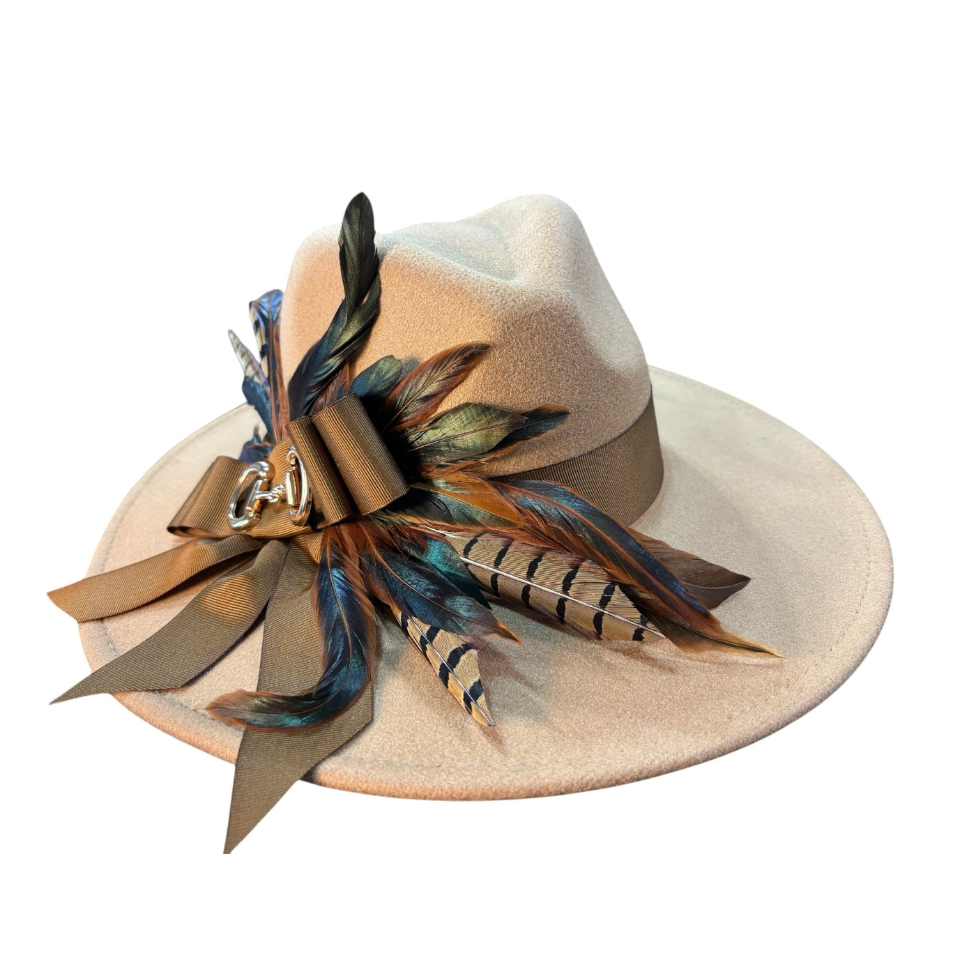 Taupe Felt Fedora