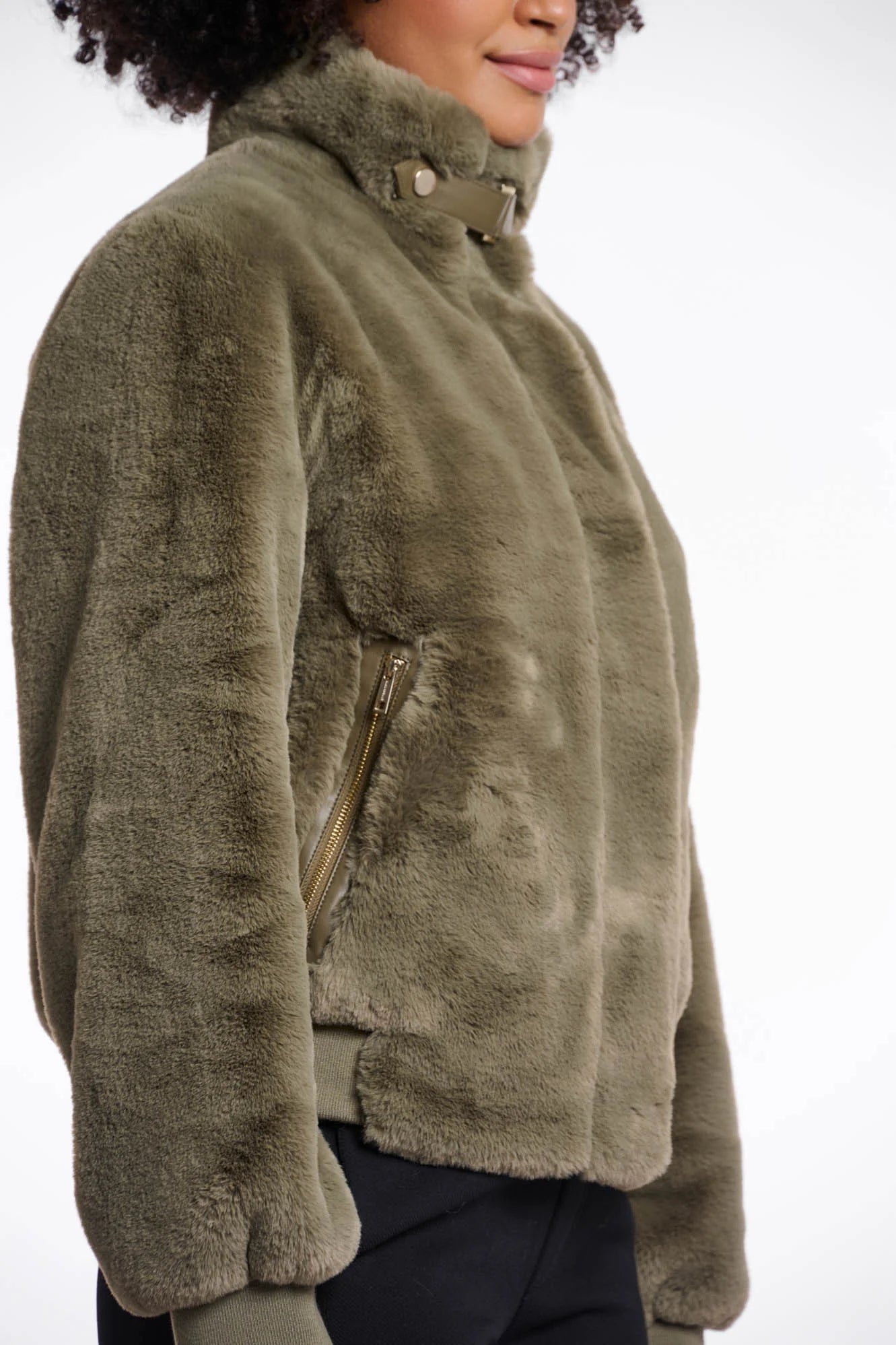 Ambra Jacket in Green Ash