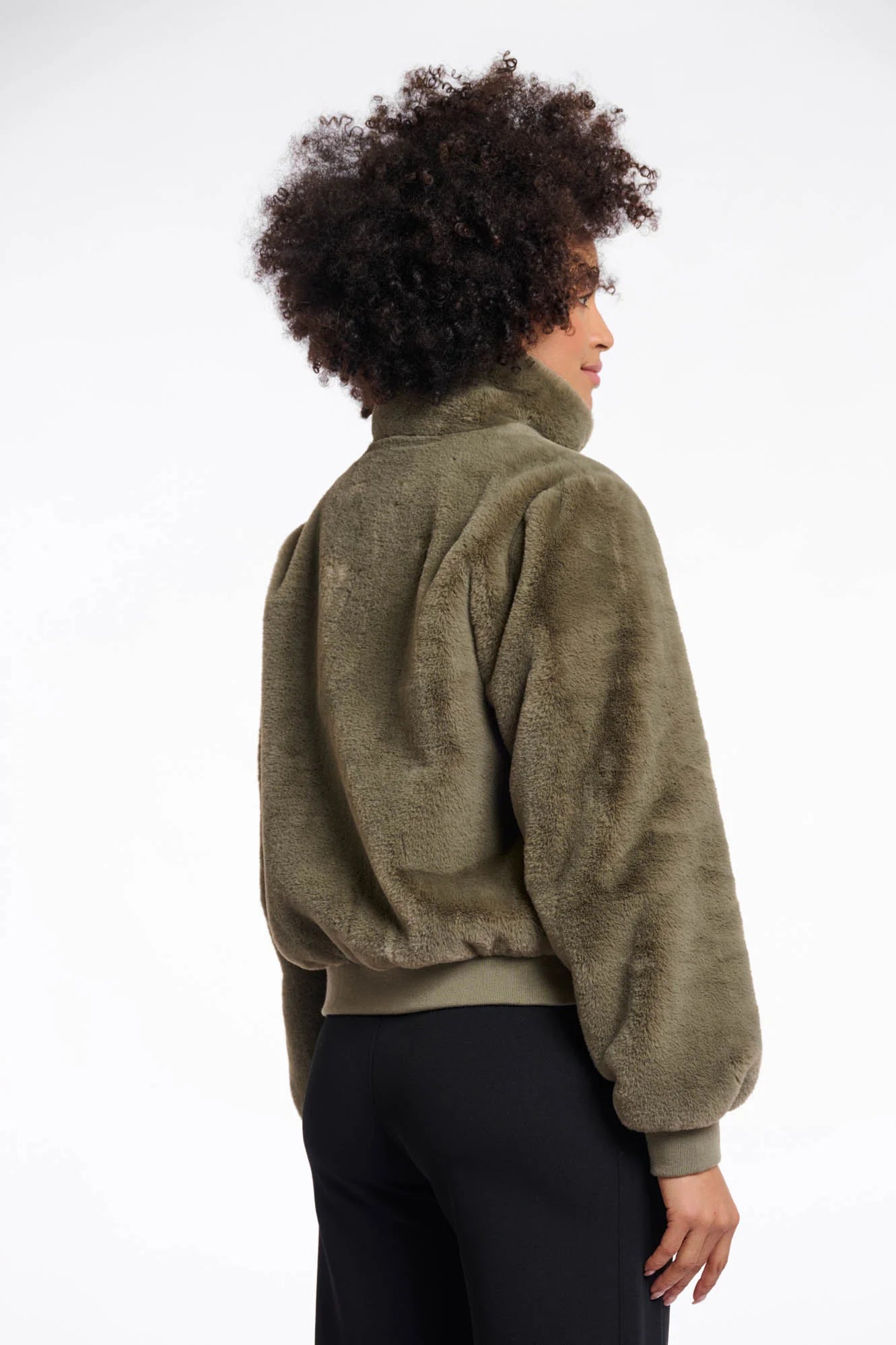 Ambra Jacket in Green Ash