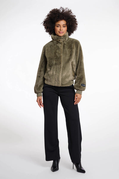 Ambra Jacket in Green Ash