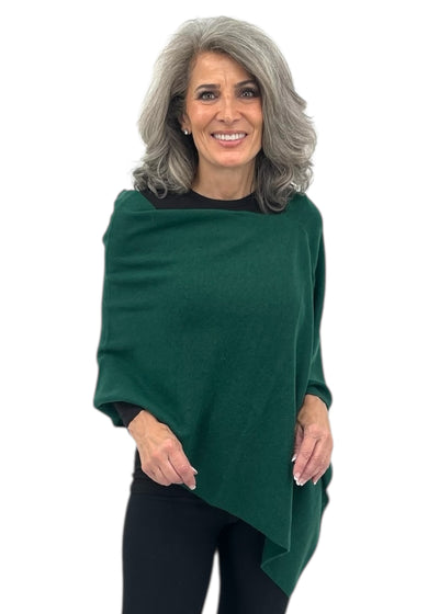 Cashmere Topper in Emerald