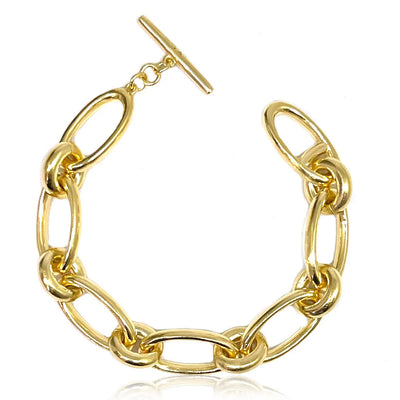 Gold Liscia Chain Bracelet