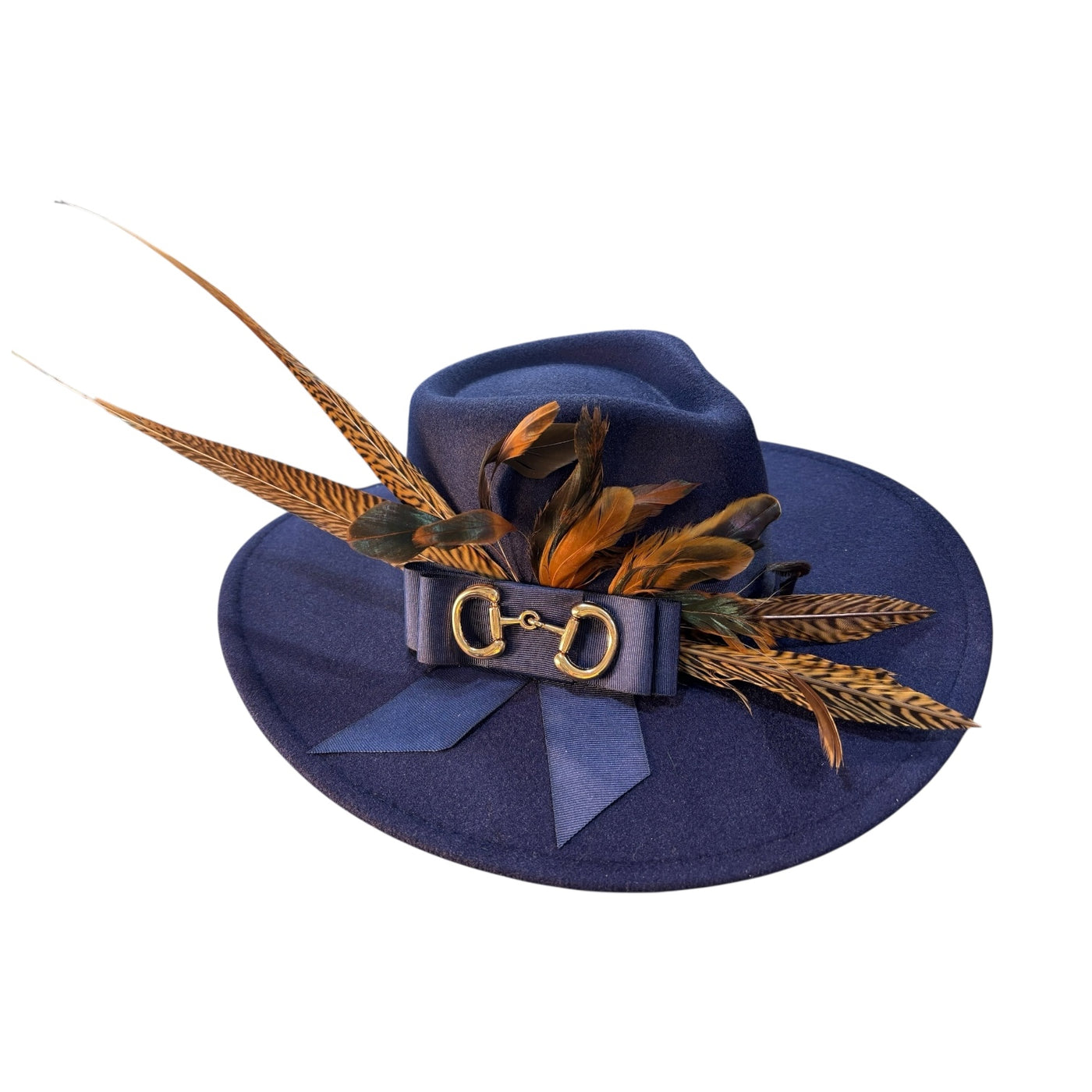 Navy Felt Fedora
