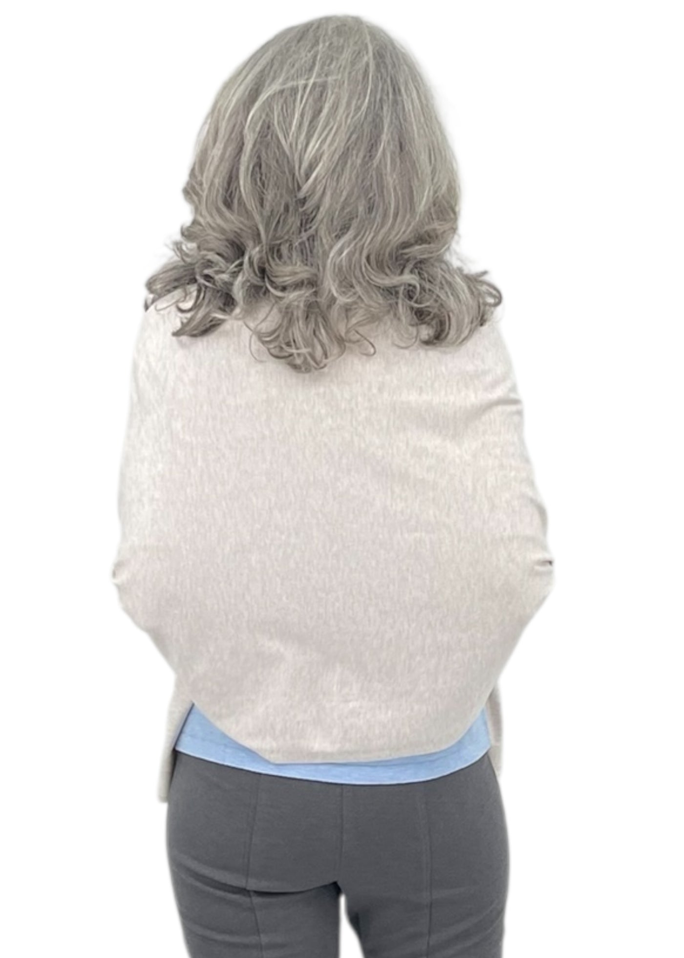 Button Pullover in Stone
