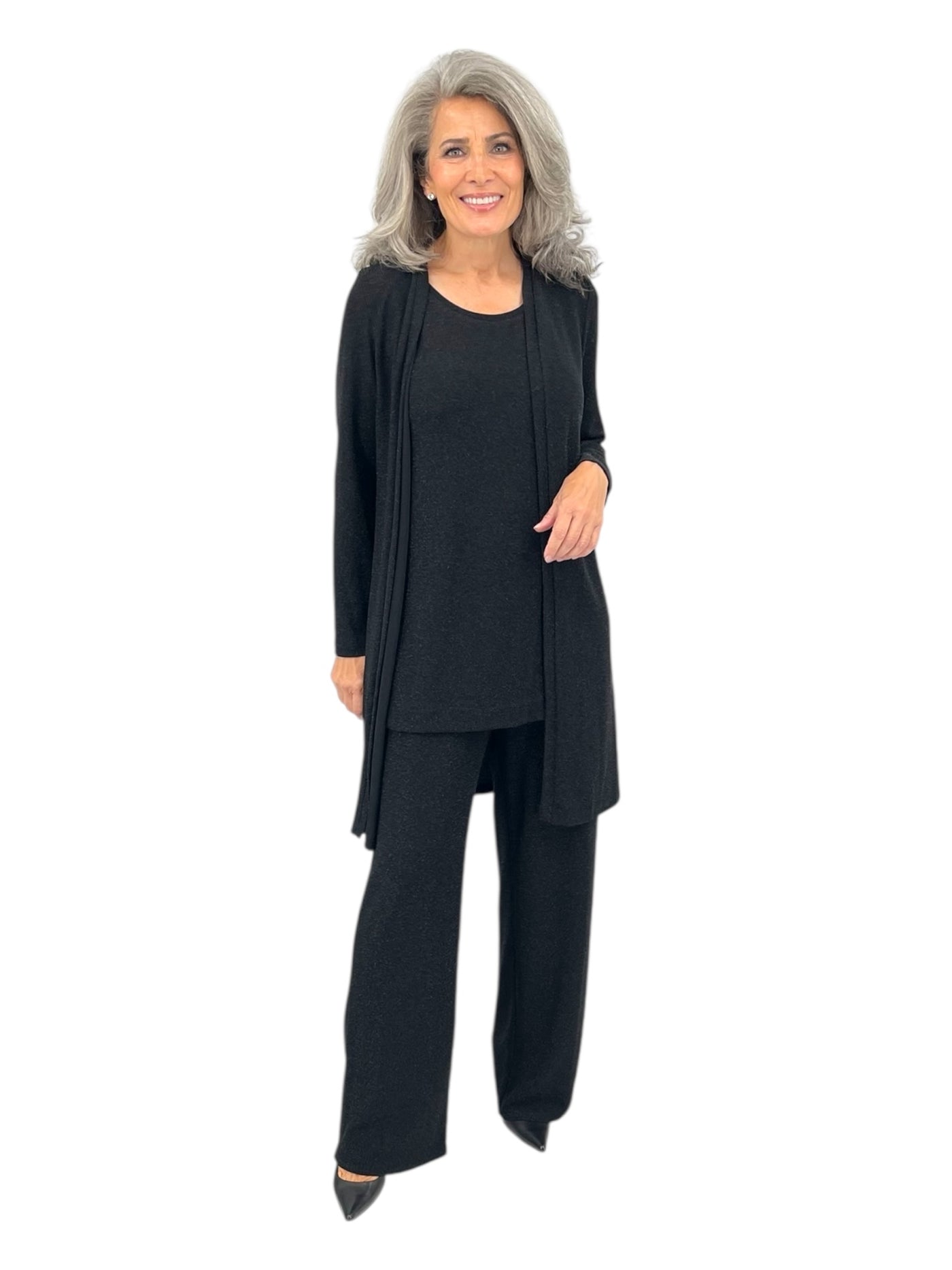 Fantasia Elastic Waist Pant in Black
