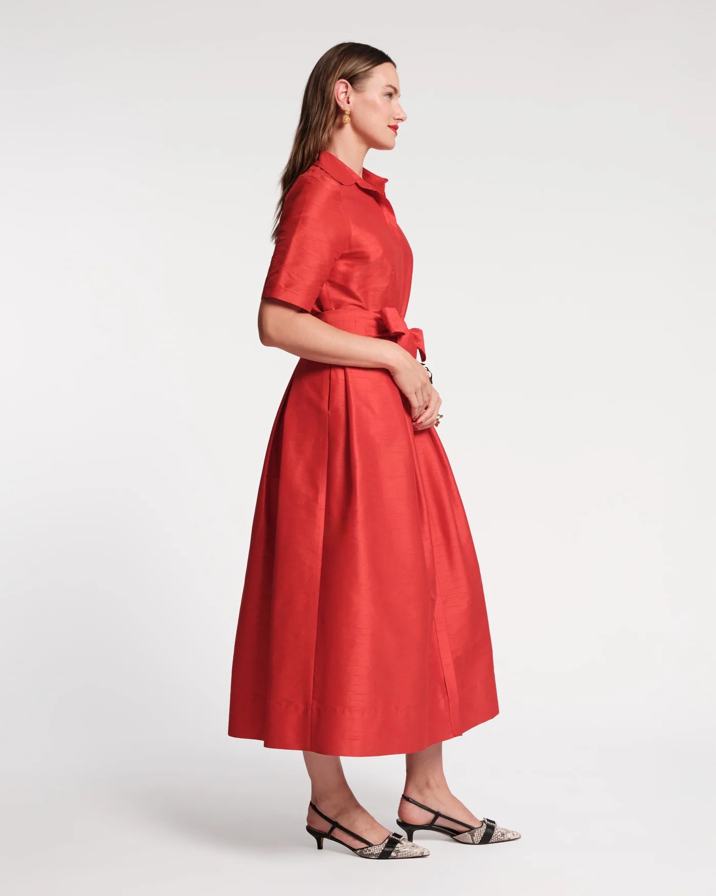 Bella Maxi Dress in Red