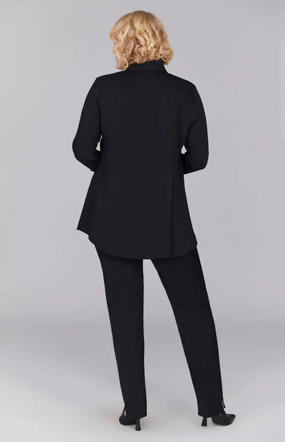 Button Down Blouse Black