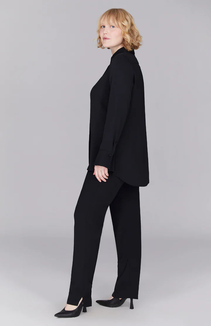 Button Down Blouse Black