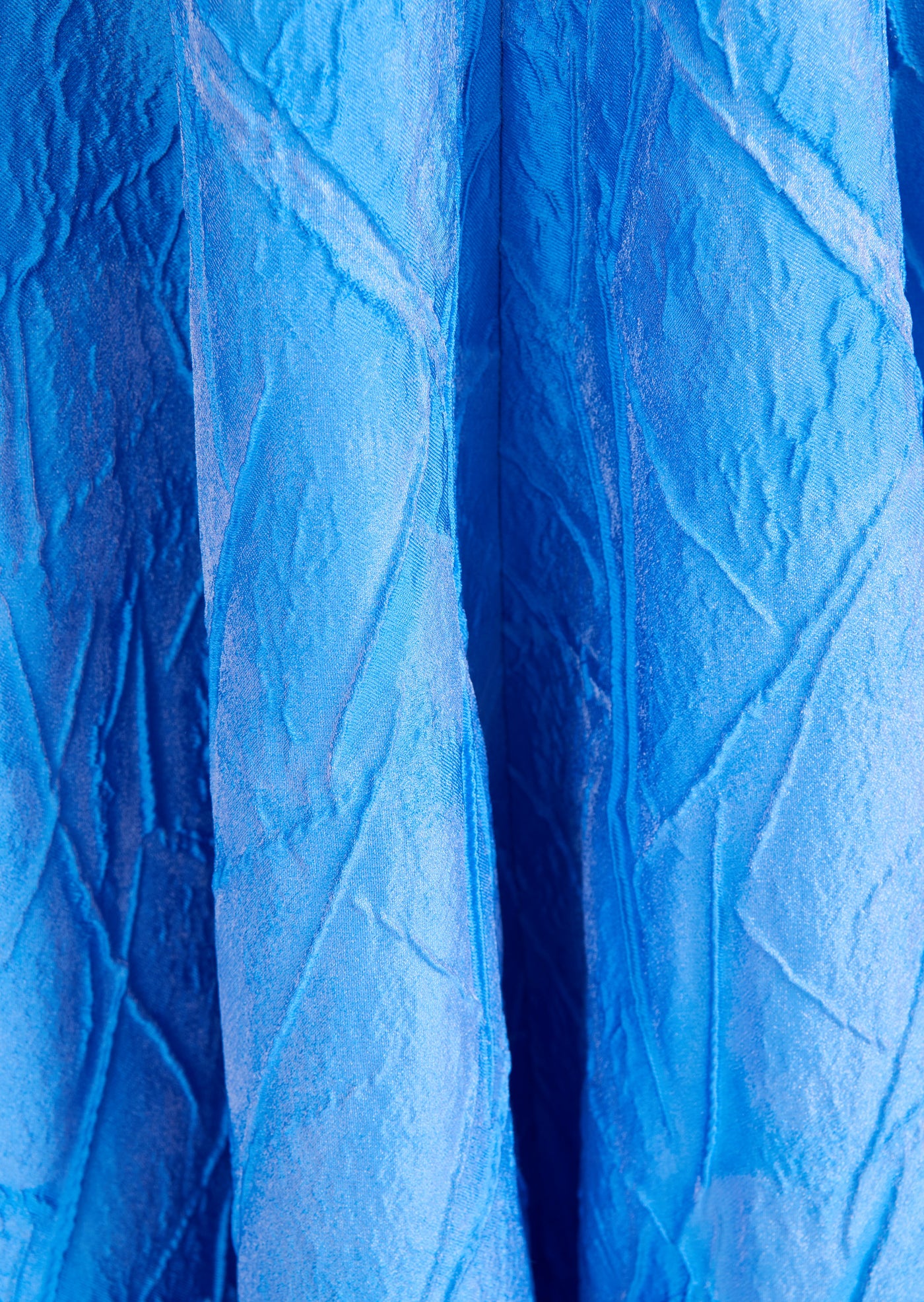 Mikado Jacquard Midi Dress in Periwinkle Blue