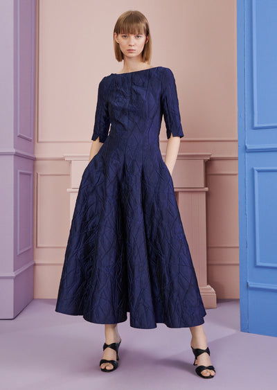 Mikado Jacquard Dress