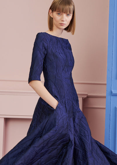 Mikado Jacquard Dress