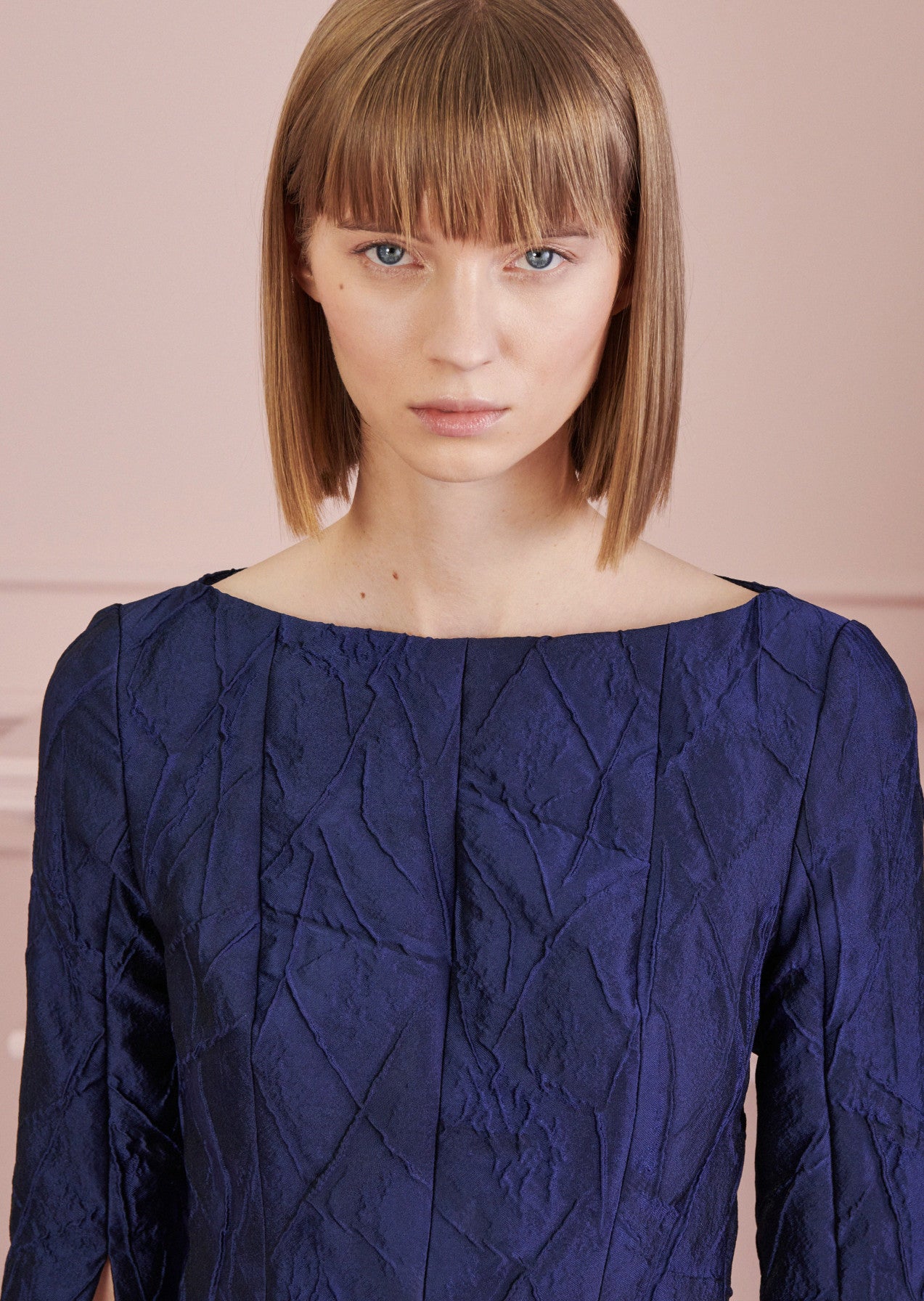 Mikado Jacquard Dress