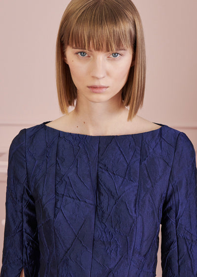 Mikado Jacquard Dress