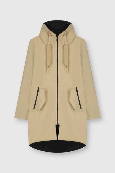 Brazil Reversible Coat - Sand And Black
