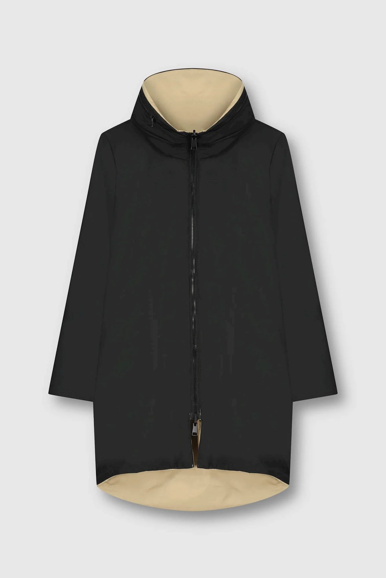 Brazil Reversible Coat - Sand And Black