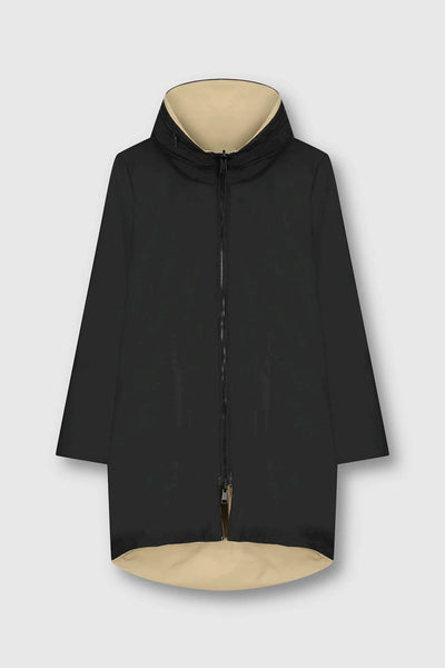 Brazil Reversible Coat - Sand And Black