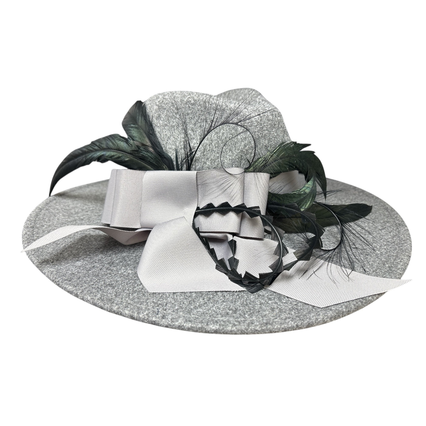 Heather Grey Felt Fedora