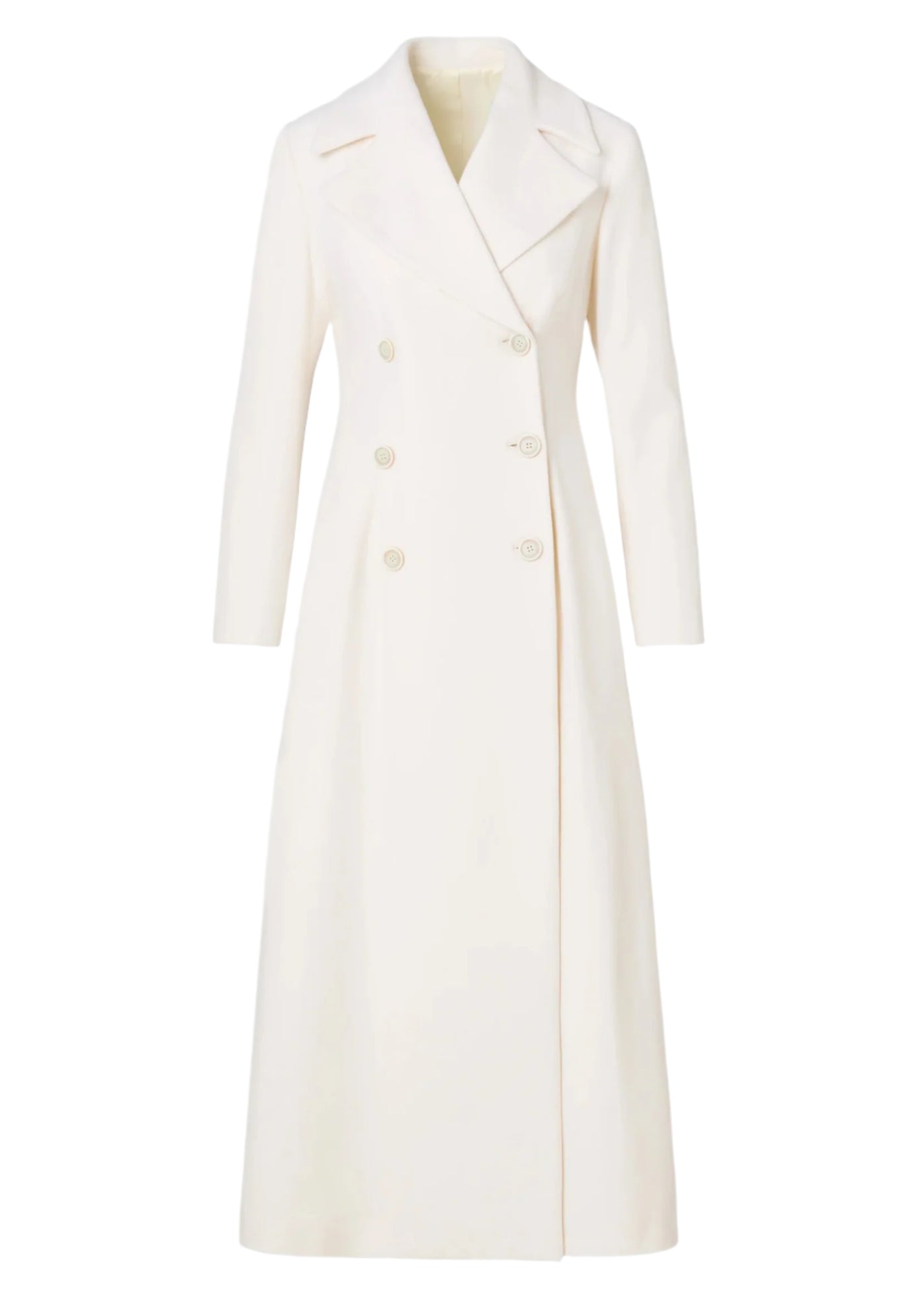 Libbya Wool Coat in Off White
