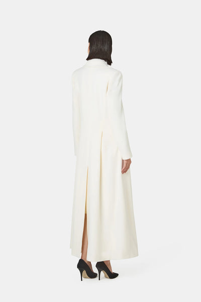 Libbya Wool Coat in Off White