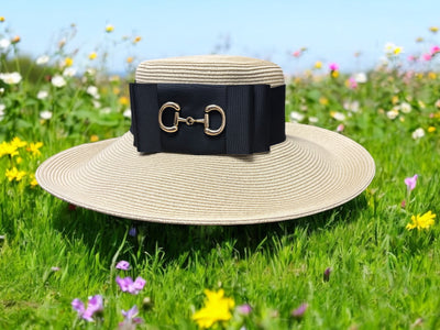 Large Brim Sun hat with a Snaffle Bit
