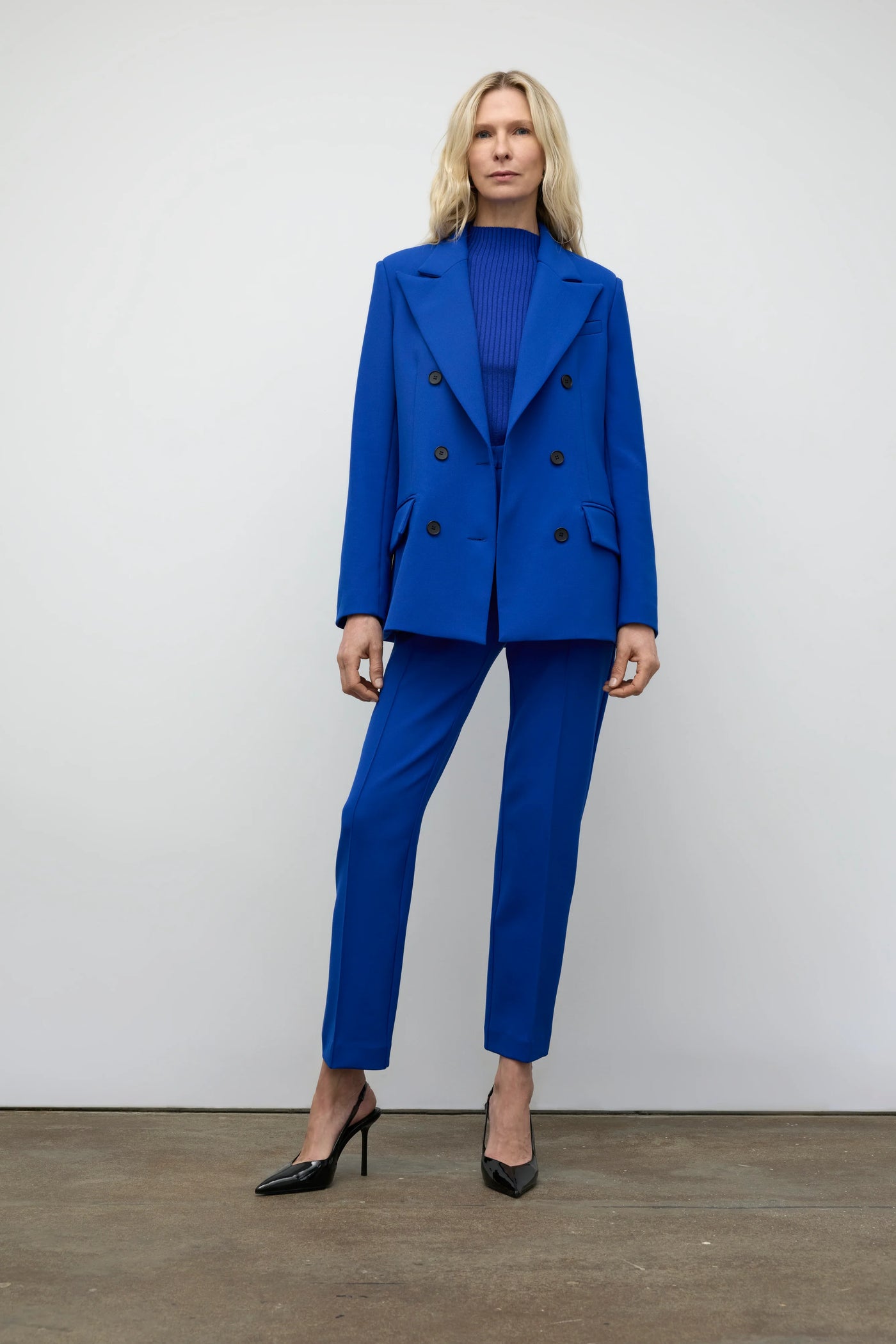 Cheminee Rib Top in Regal Blue