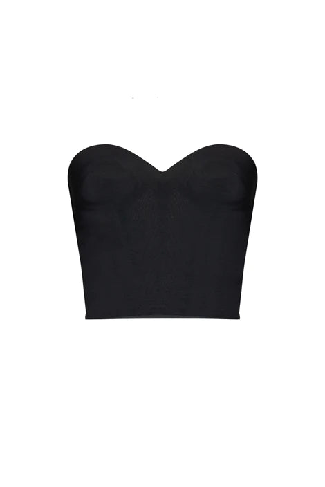Chrystele Corset Top in Black